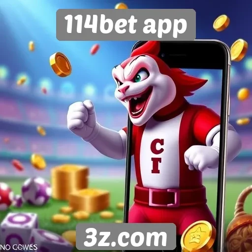 Variedade de jogos oferecidos no 114bet app