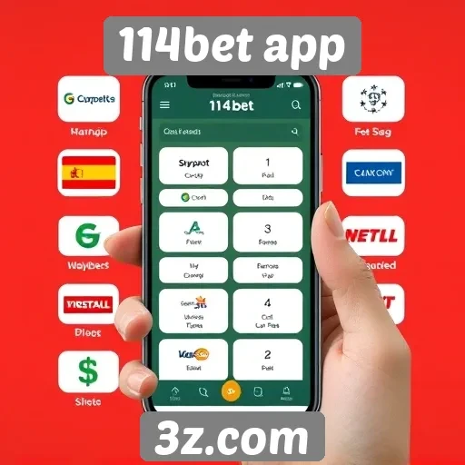 Métodos de pagamento disponíveis no 114bet app